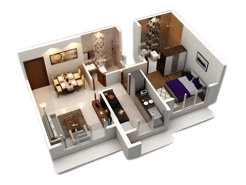 Ellora Apt 1bhk