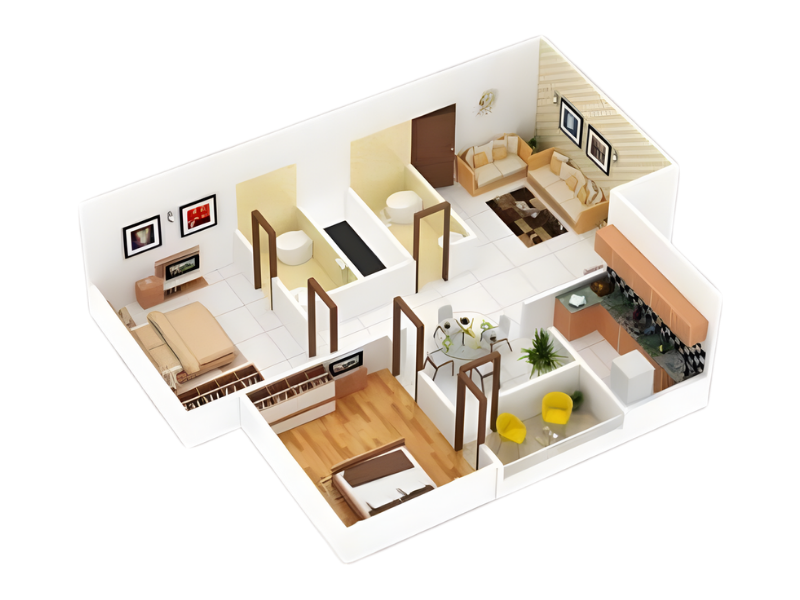 Ellora Apt 2bhk